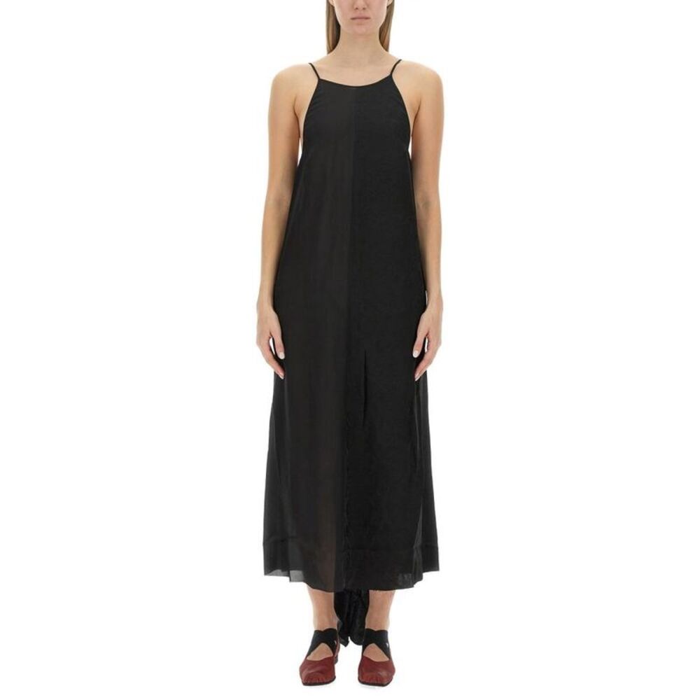 UMA WANG Textured Maxi Dress Women BLACK Dresses